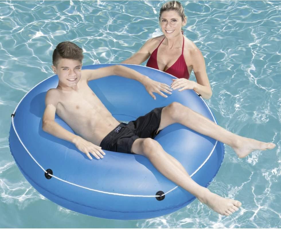 Круг надувной с веревкой Bestway Порыв летнего ветра 119 см 12+ Синий (36120) - фото 3 Круг надувной с веревкой Bestway Порыв летнего ветра 119 см 12+ Синий (36120) - фото 3