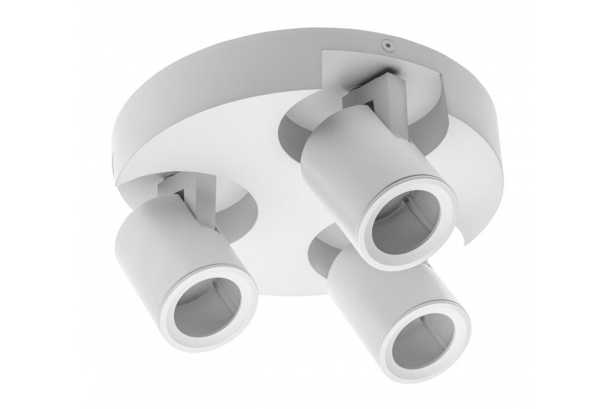 Спот GTV BLINK II GU10 max 20W IP20 тройной Белый (00000022811)