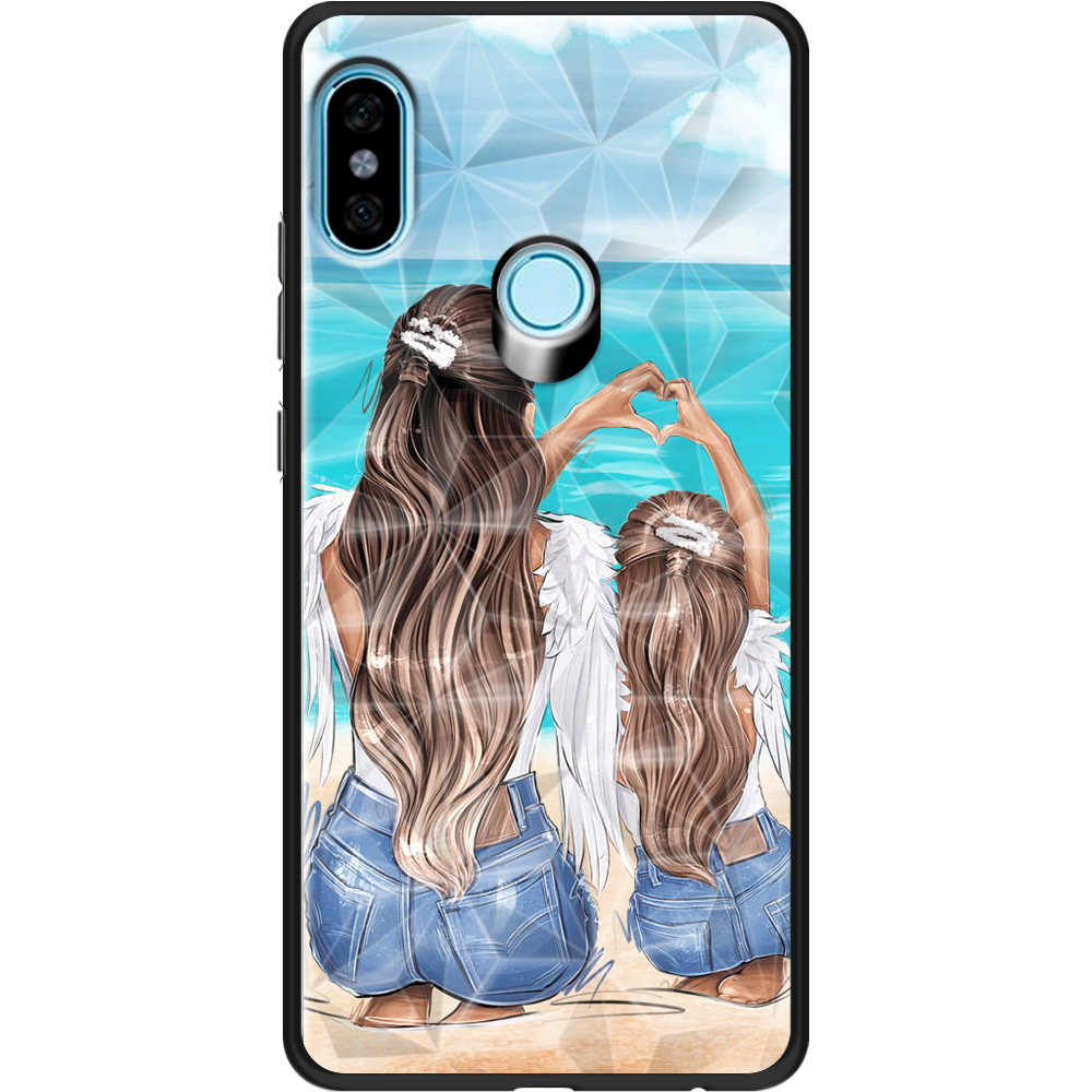 Чехол BoxFace Xiaomi Redmi Note 5 / Note 5 Pro Family Vacation Черный силикон с призмой (32971-up2380-37870)