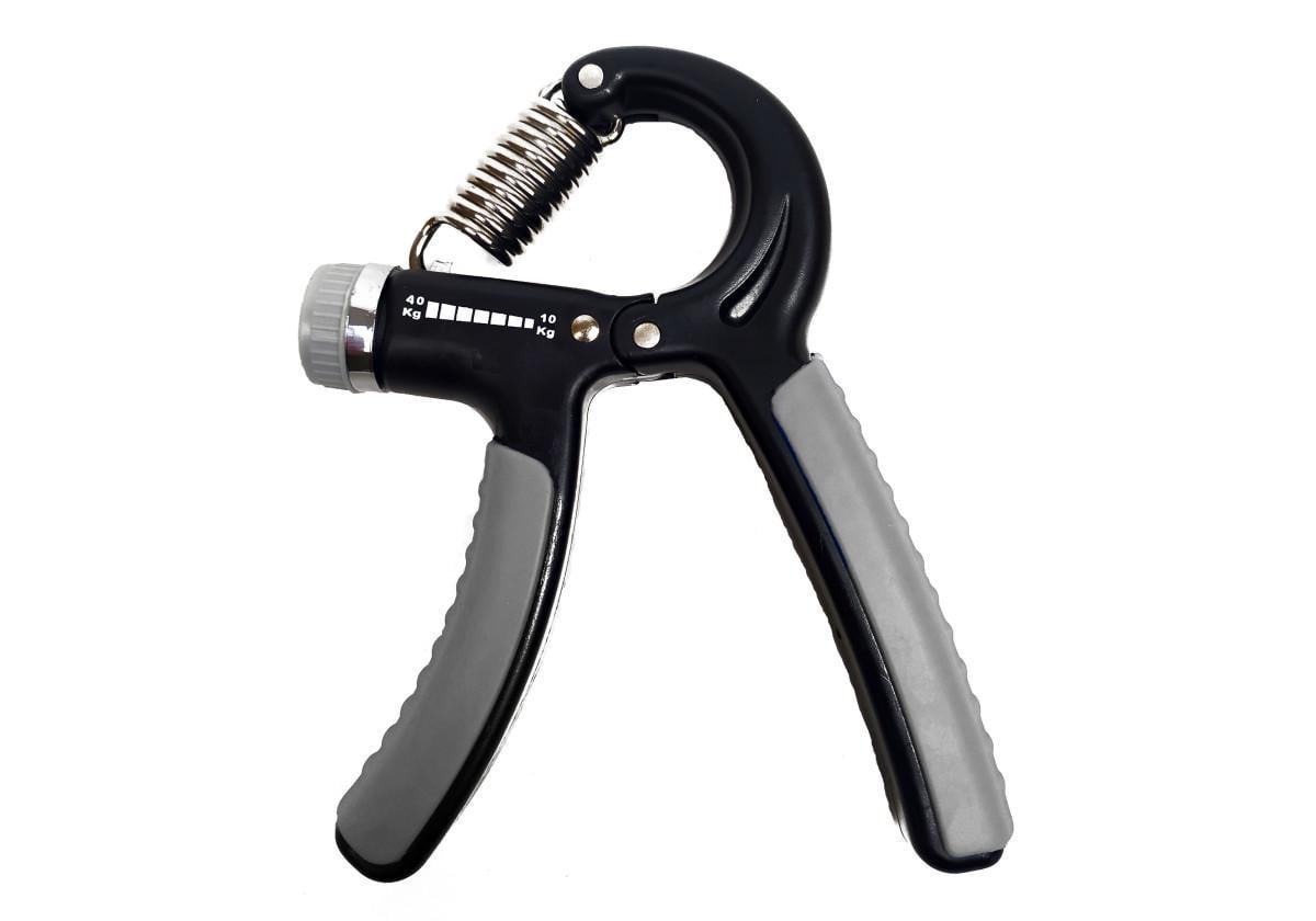 Эспандер кистевой EasyFit Hand Grip с регулируемой нагрузкой 10-40 кг Серый (EF-1900-B) Эспандер кистевой EasyFit Hand Grip с регулируемой нагрузкой 10-40 кг Серый (EF-1900-B)