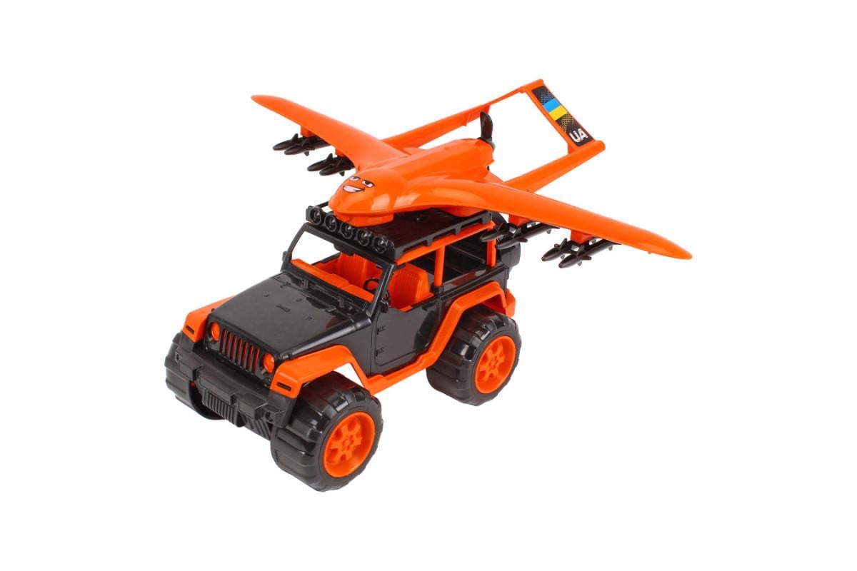 Игрушка ТехноК Набор транспорта Внедорожник и Беспилотник (0853)