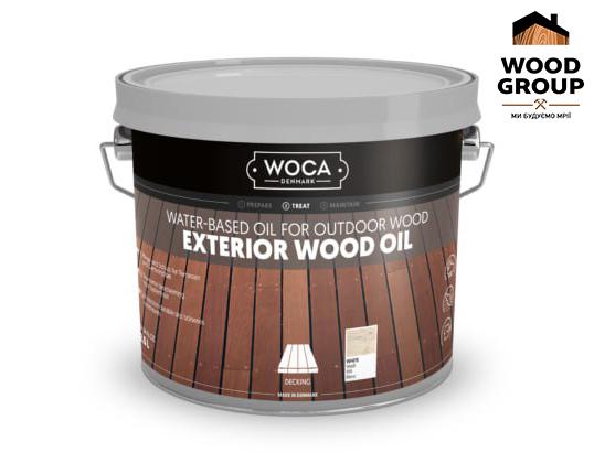 Масло для деревянных террас Woca Exterior wood Oil 2,5 л White (17534899) - фото 3