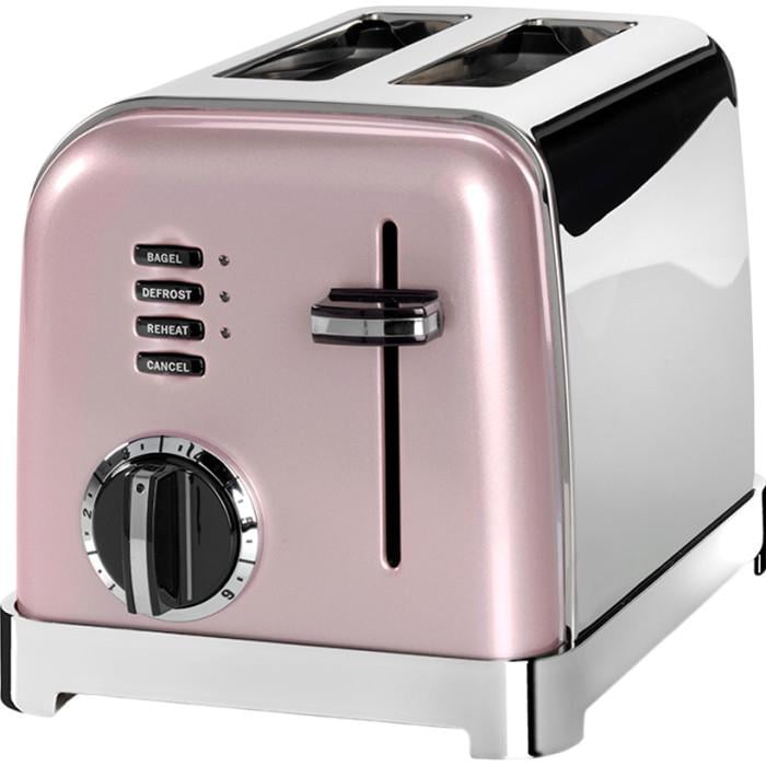 Тостер Cuisinart Style CPT160PIE 900 Вт 2 отделения 6 ступеней поджаривания Pink (37525206)