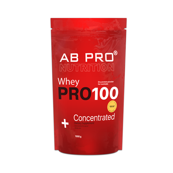 Протеин AB PRO PRO 100 Whey Concentrated 1000 г Шоколад - фото 1