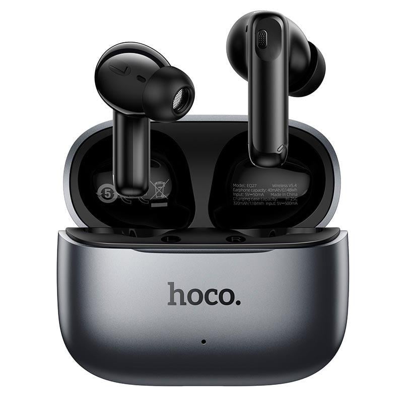 Навушники TWS Hoco EQ27 Bluetooth 5.4 перекладач шумозаглушення Чорний (640511)