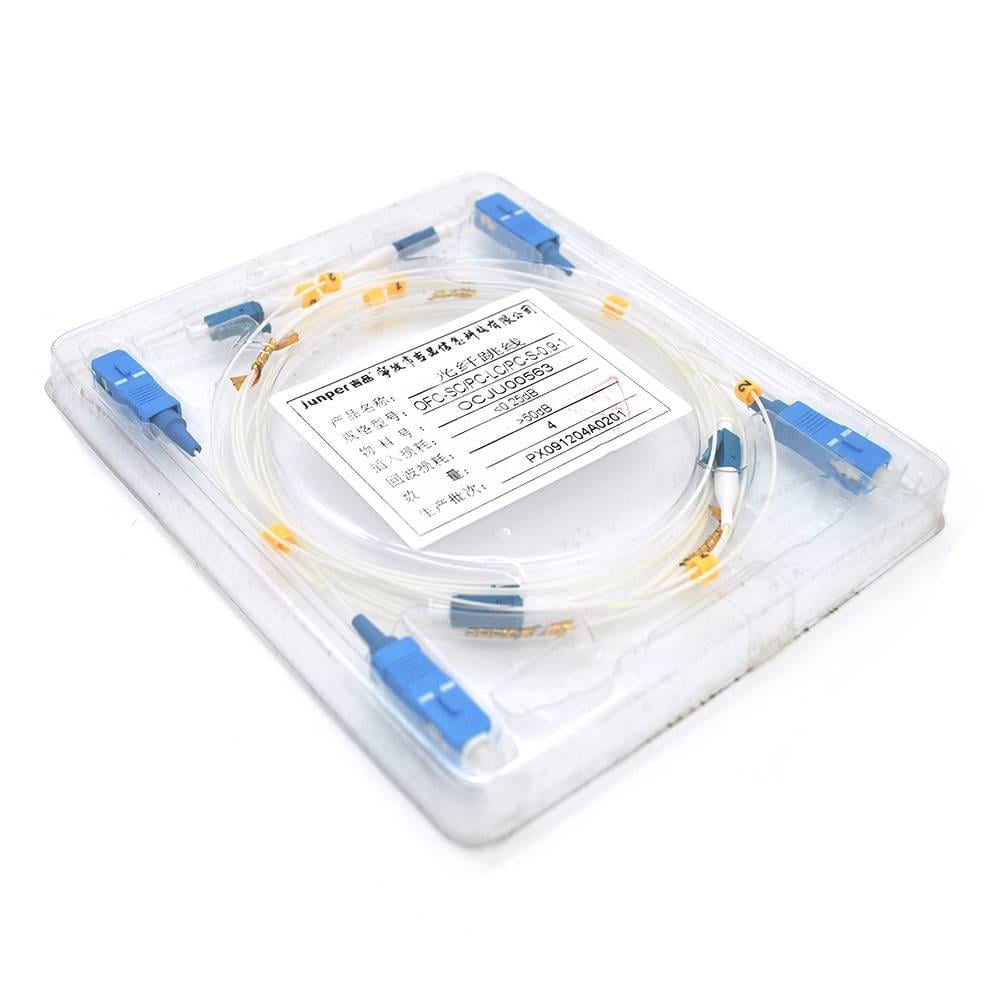 Патч-корд оптичний SC/UPC-LC/UPC 0.9 мм 1 м 4 шт.