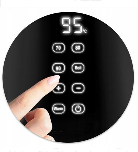 Електрочайник Kamille з регулятором температури 2200 Вт 1,7 л (30445476) - фото 5