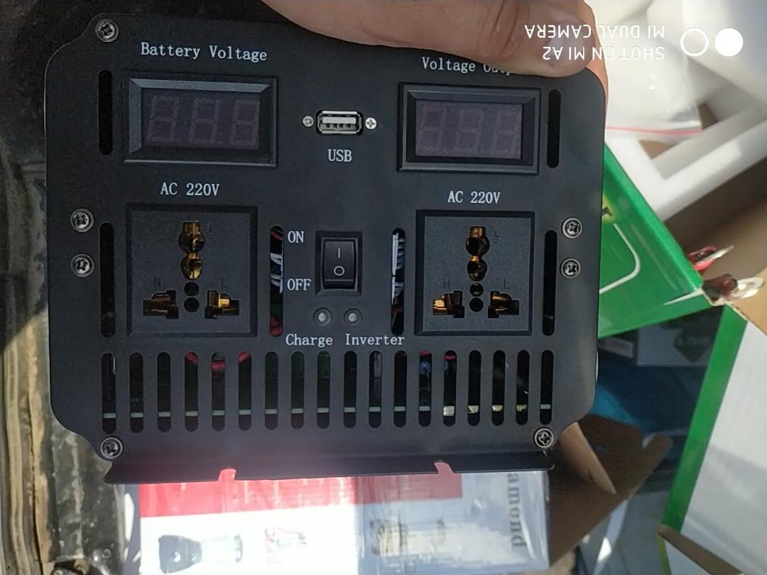 Автомобильный инвертор WimpeX WX-7200WА UPS с зарядкой и функцией бесперебойника 7200 Вт 12V-220V (18164850) - фото 5 Автомобильный инвертор WimpeX WX-7200WА UPS с зарядкой и функцией бесперебойника 7200 Вт 12V-220V (18164850) - фото 5