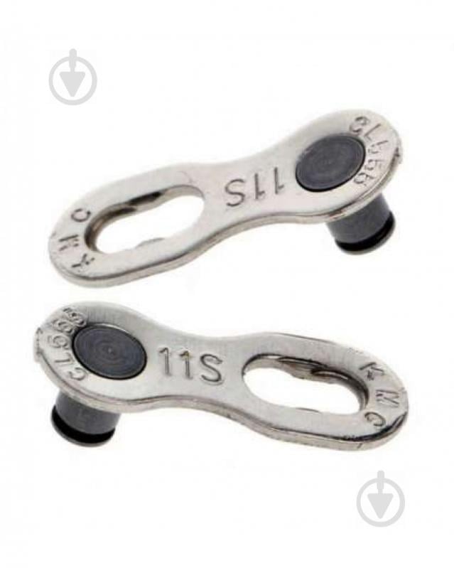 Замок ланцюга KMC CL-550 11sp 2шт Срібний (C-UN-L-0032) Замок ланцюга KMC CL-550 11sp 2шт Срібний (C-UN-L-0032)