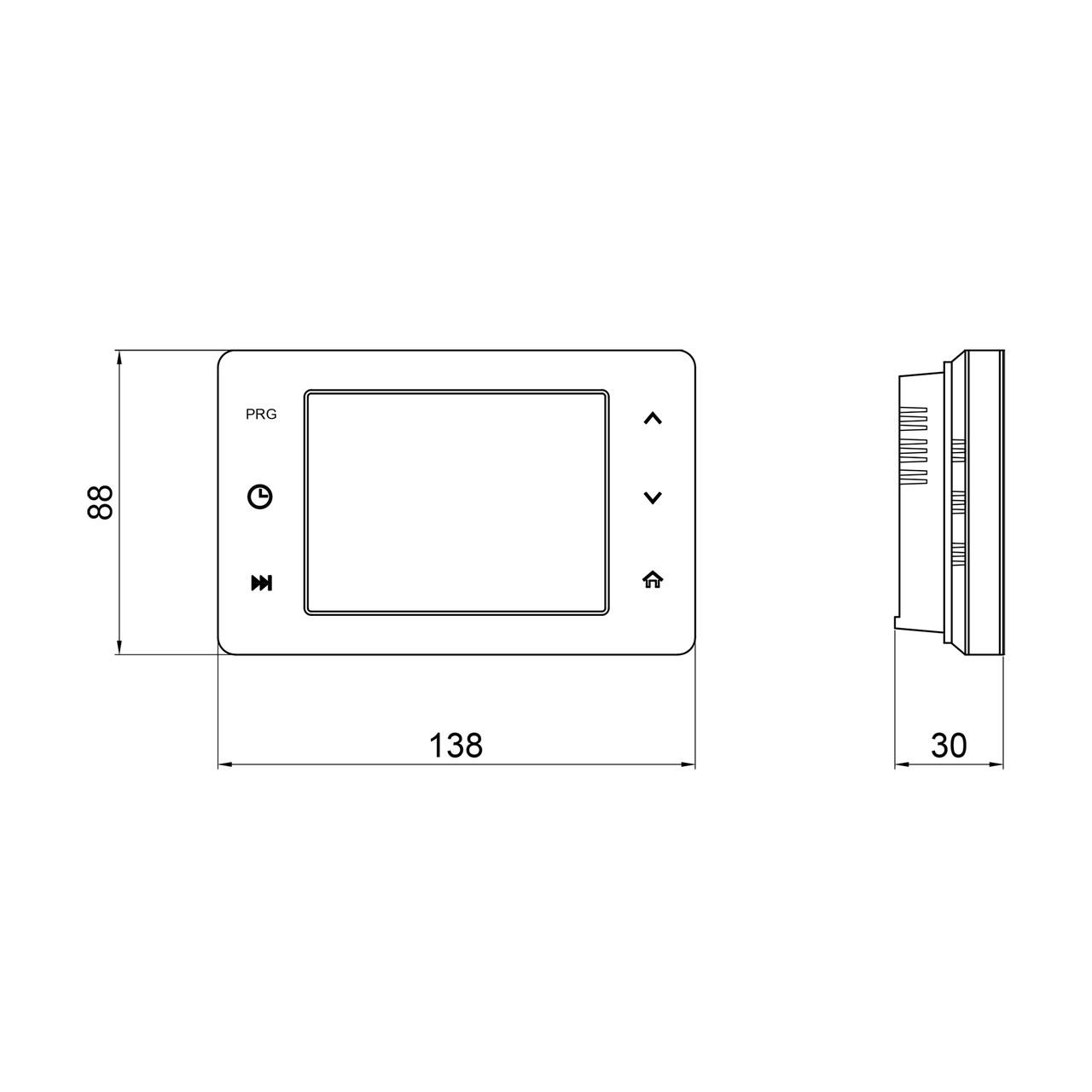 Термостат недельный программируемый Thermo Alliance ТА-2701WiFi сенсорный с WiFi (2608668163) - фото 2 Термостат недельный программируемый Thermo Alliance ТА-2701WiFi сенсорный с WiFi (2608668163) - фото 2