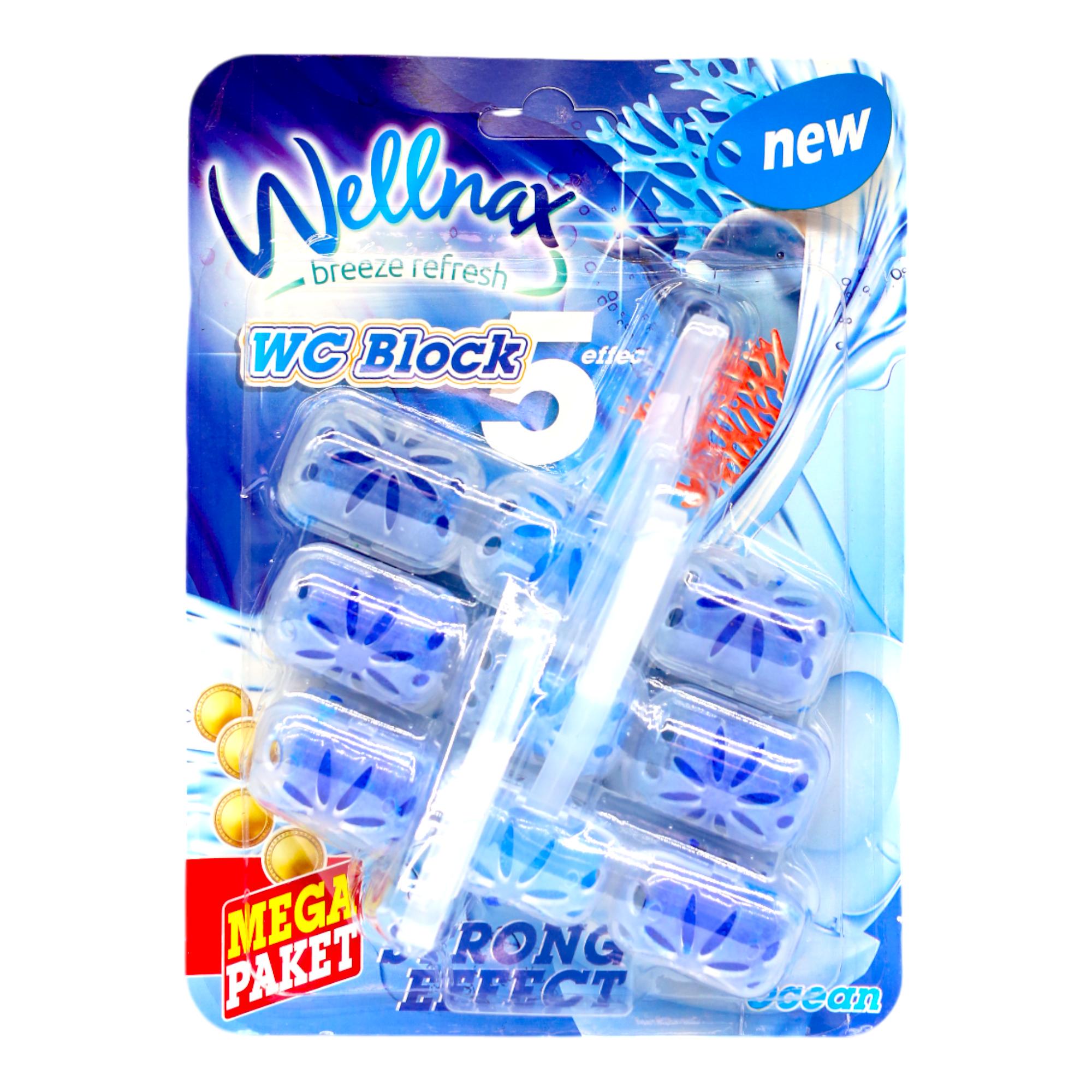 Туалетний блок Wellnax Mega Океан 3x57 г (НФ-00007169)
