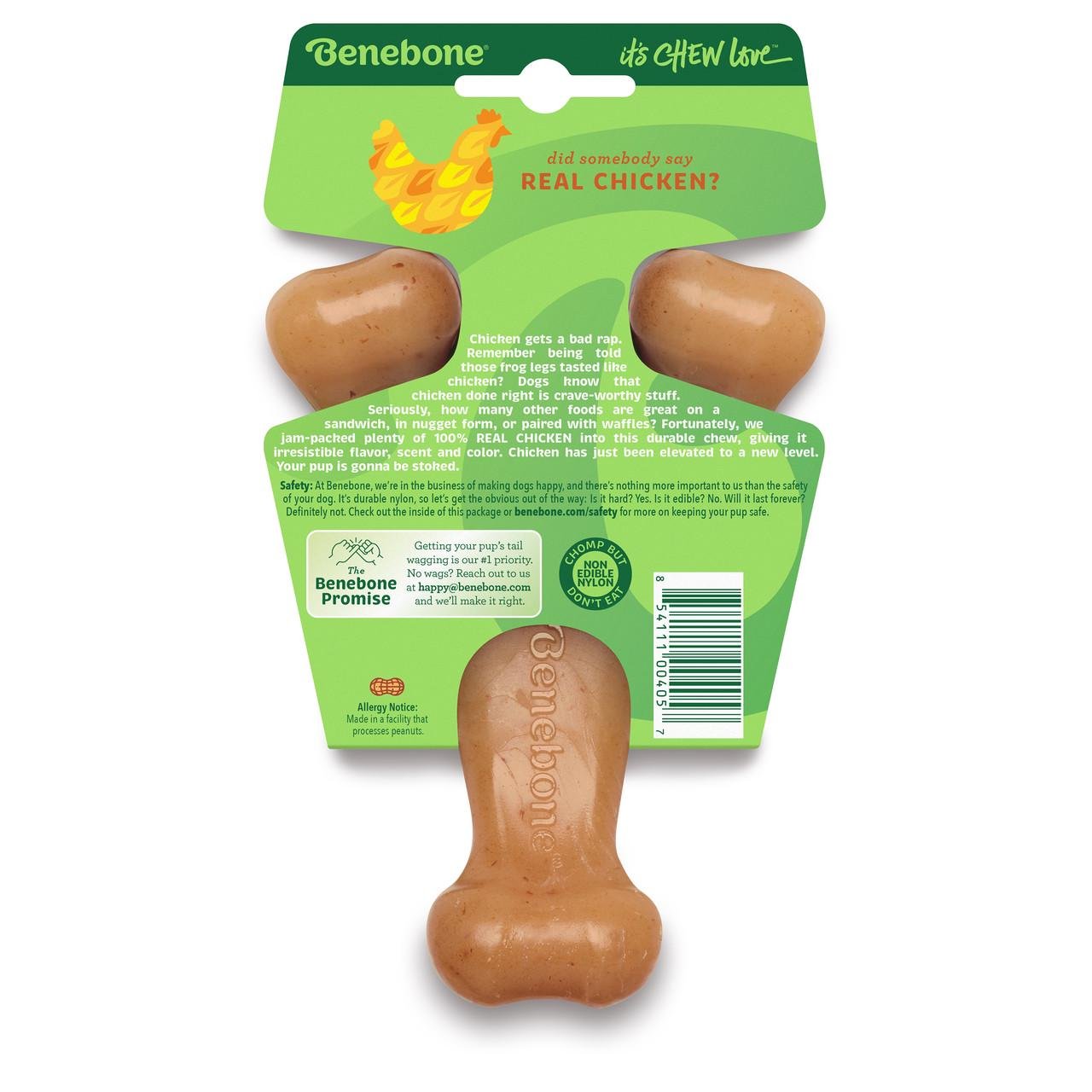 Іграшка для собак Benebone Wishbone Chicken Важіль зі смаком курки S до 13 кг (840500) - фото 2 Іграшка для собак Benebone Wishbone Chicken Важіль зі смаком курки S до 13 кг (840500) - фото 2