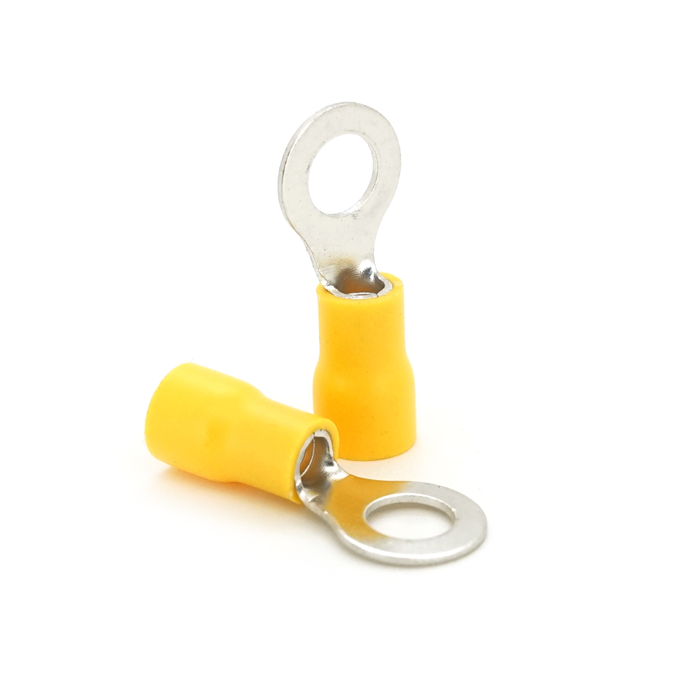 Клема VOLTRONIC типу Про RV5,5-6 ізольована латунна 4,0-6,0 мм обтискний 100 шт. (10990)