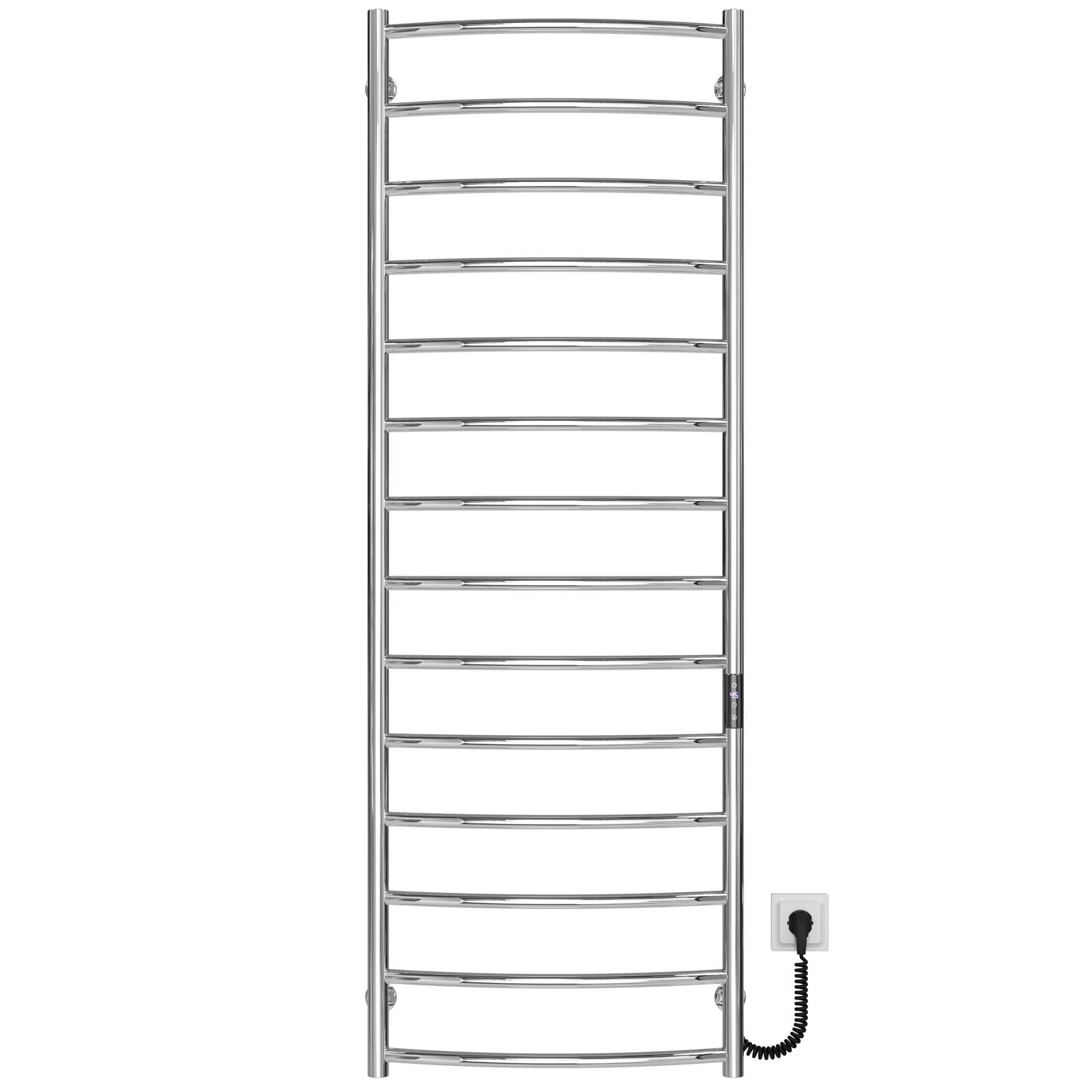 Полотенцесушитель электрический Deffi Классик П14 JD03 правое подключение нержавеющая сталь 500х1500 мм Хром (C.DK.150.50.14.E.C.R.1)