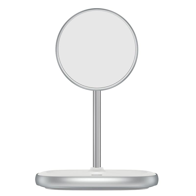 Зарядний пристрій Qi Baseus Swan Magnetic Desktop Bracket Wireless Charger 15 Вт White