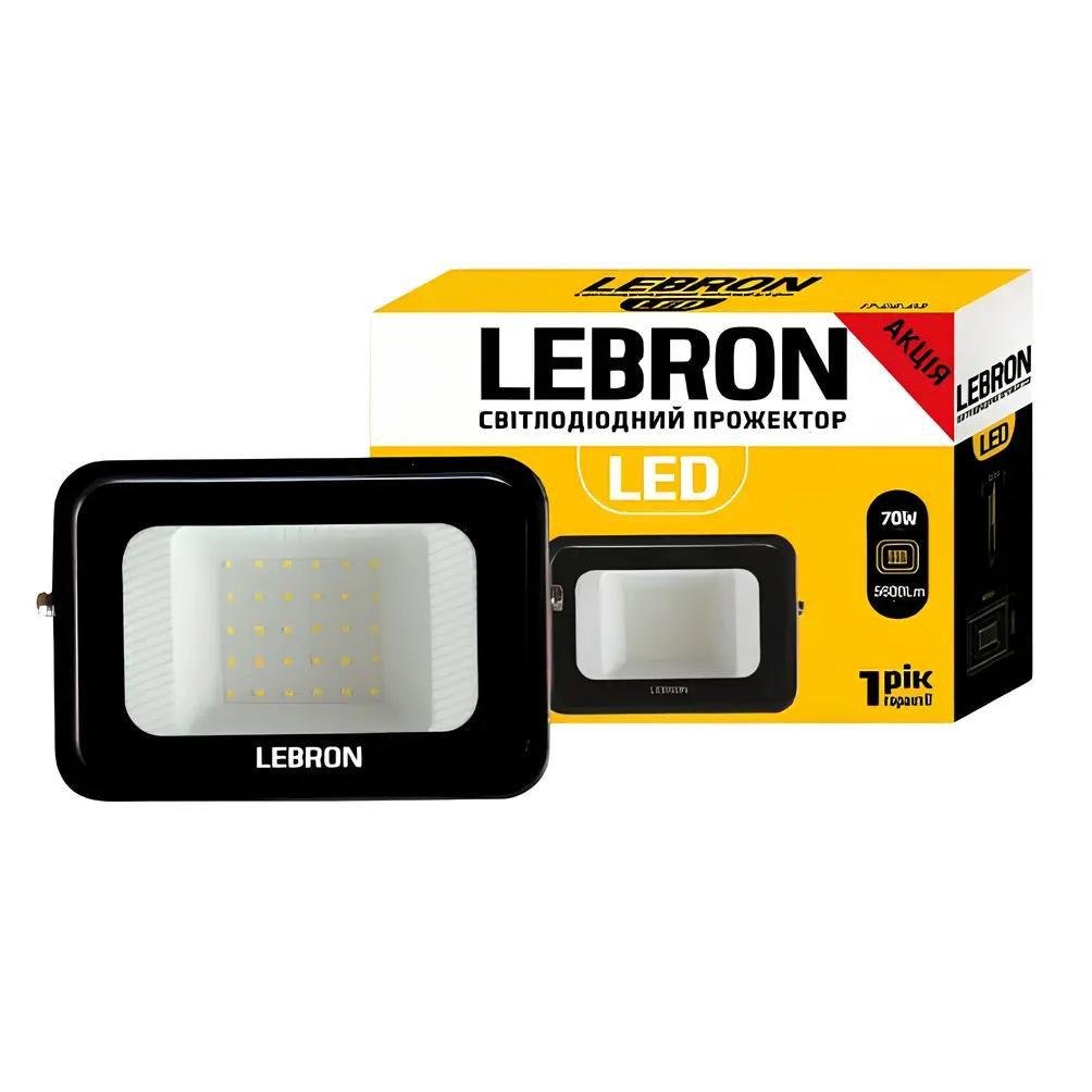 LED-прожектор Lebron L-LF 70W 6500K 5600 Lm 220V (28689205)