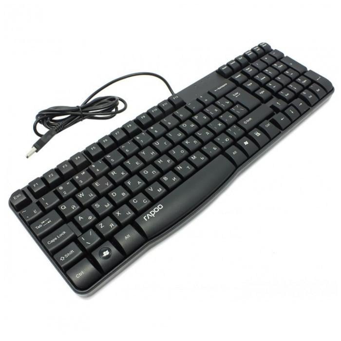 Клавиатура проводная Rapoo N2400 USB Black (1501518511)