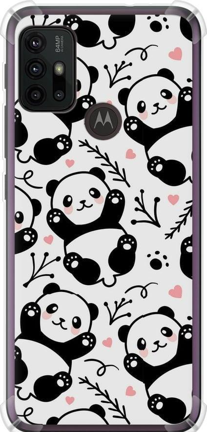Чехол на Motorola Moto G20 Панды (4318sp-2461-42517)