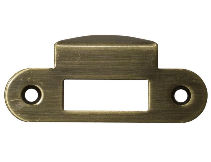 Плоская ответная планка AGB загнутая Старая бронза (B.01000.13.12)