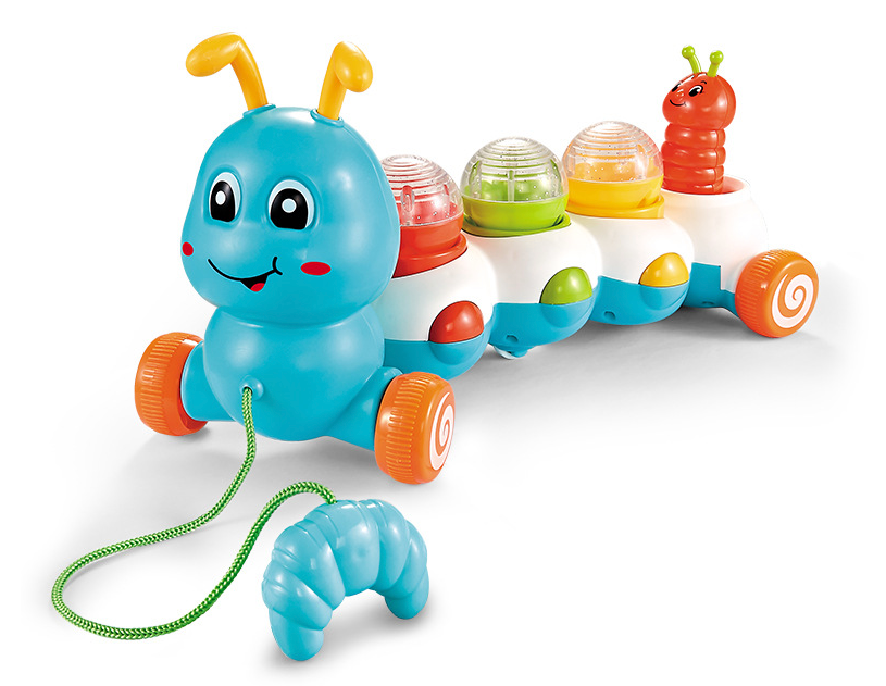 Развивающая игрушка гусеница Chimstar электронная со звуковым и световым эффектами