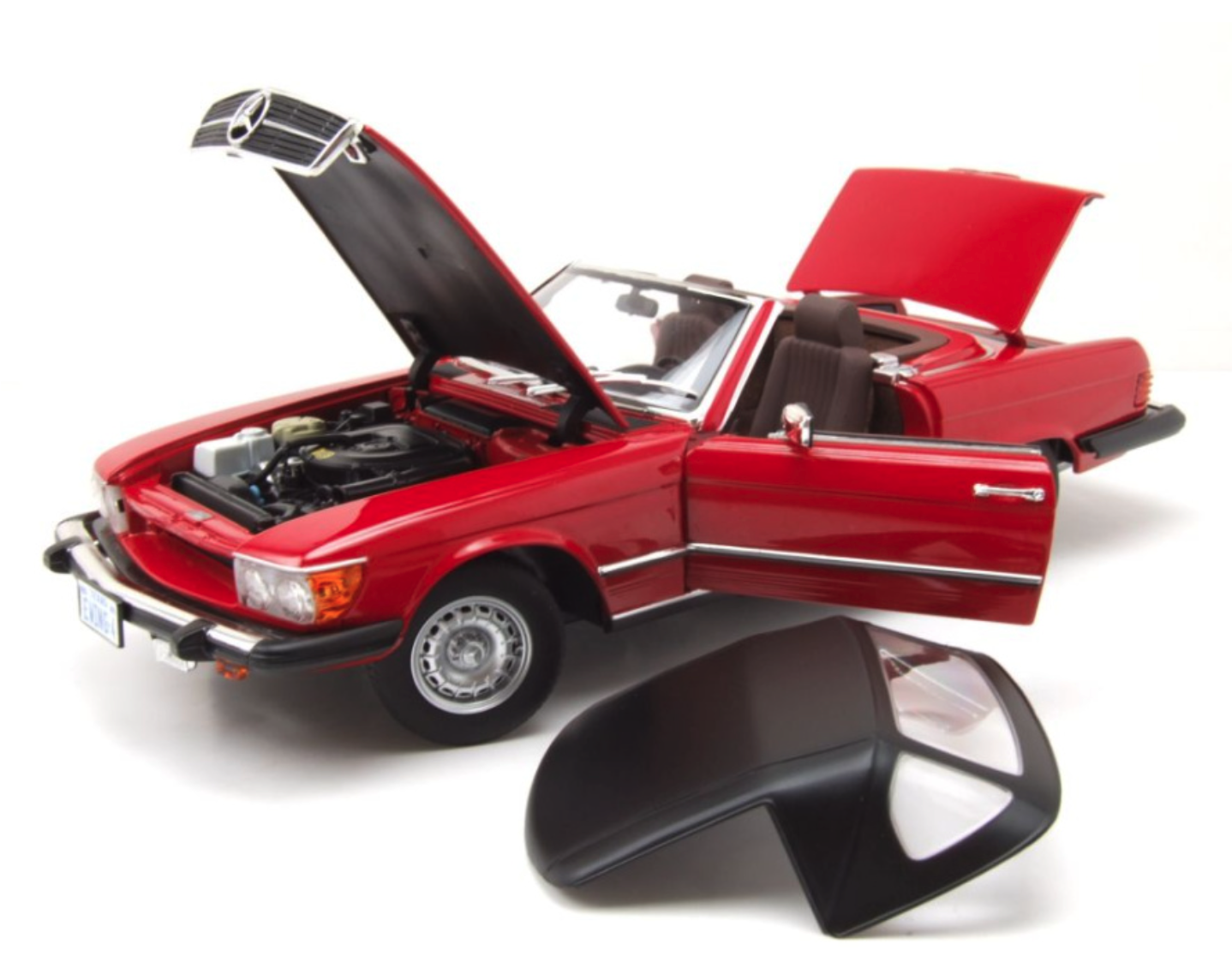 Модель автомобиля Norev 1:18 Mercedes-Benz 450 SL R107 1979 Red (183729) - фото 3 Модель автомобиля Norev 1:18 Mercedes-Benz 450 SL R107 1979 Red (183729) - фото 3