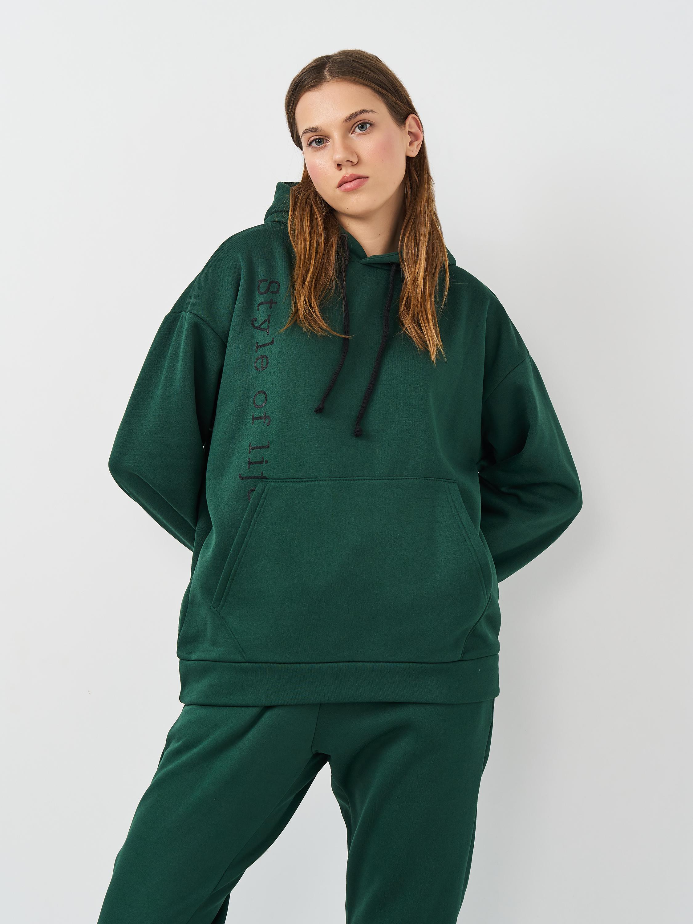 Спортивный костюм женский Олли на флисе р. 54 Зеленый - фото 5 Спортивный костюм женский Олли на флисе р. 54 Зеленый - фото 5