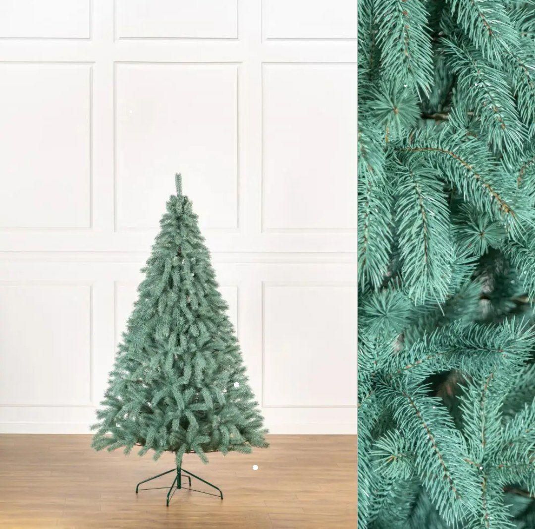 Штучна ялинка Буковельська лита з металевою підставкою 2,1 м Блакитний (986564) - фото 8 Штучна ялинка Буковельська лита з металевою підставкою 2,1 м Блакитний (986564) - фото 8