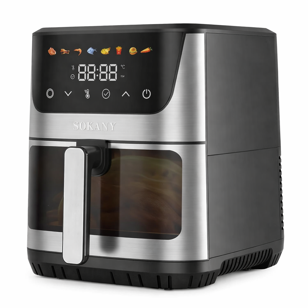 Аэрофритюрница Sokany SK-10107 8.5 л 2000 Вт
