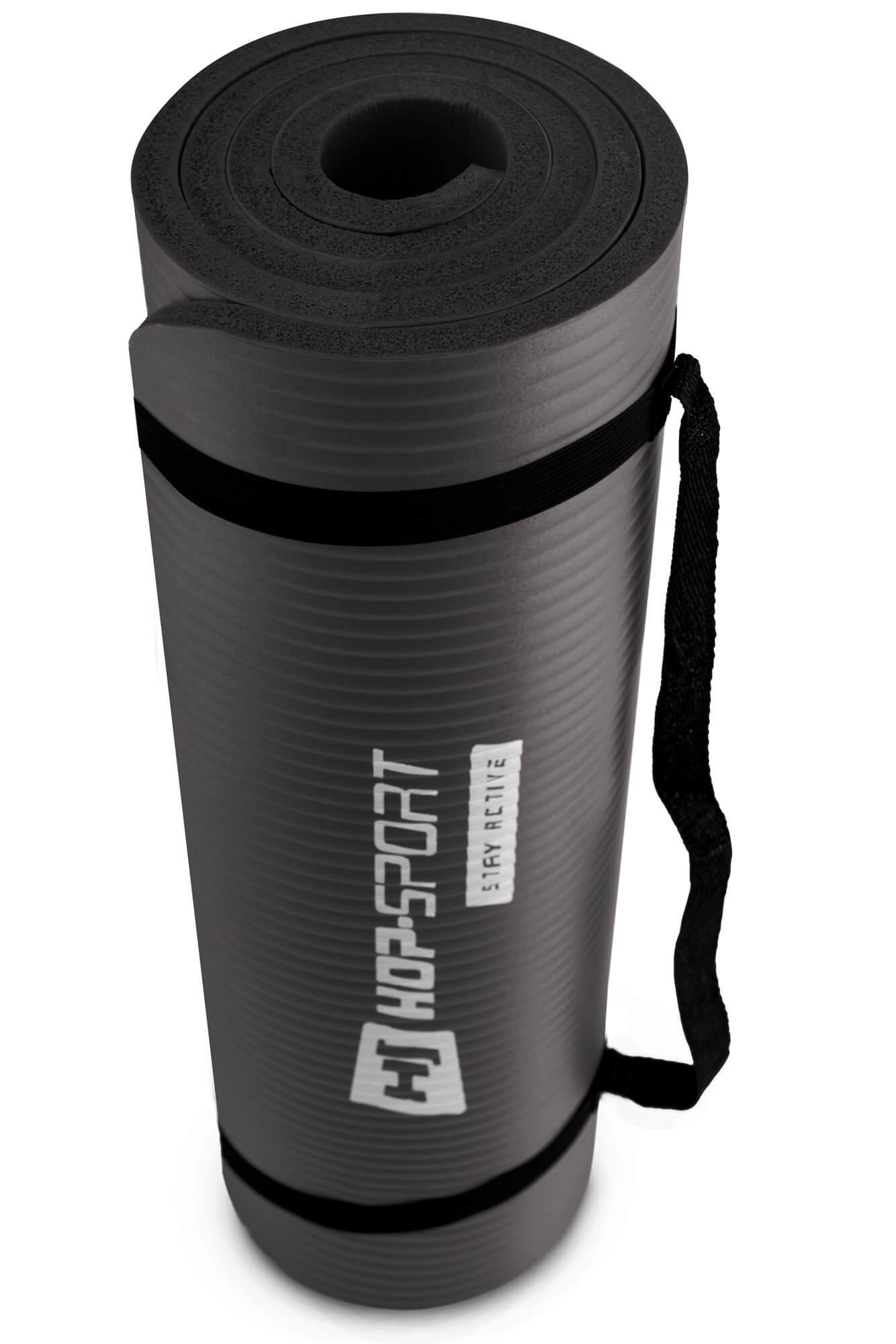 Мат для фитнеса и йоги Hop-Sport HS-N015GM 1,5 см Черный Мат для фитнеса и йоги Hop-Sport HS-N015GM 1,5 см Черный