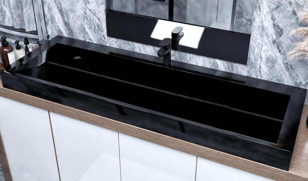 Умывальник накладной Status Boho 150 Black (638) - фото 4