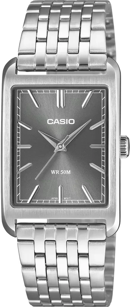 Наручные часы мужские Casio Timeless Collection MTP-B215D-8A со стальным корпусом Серый (3139706453)
