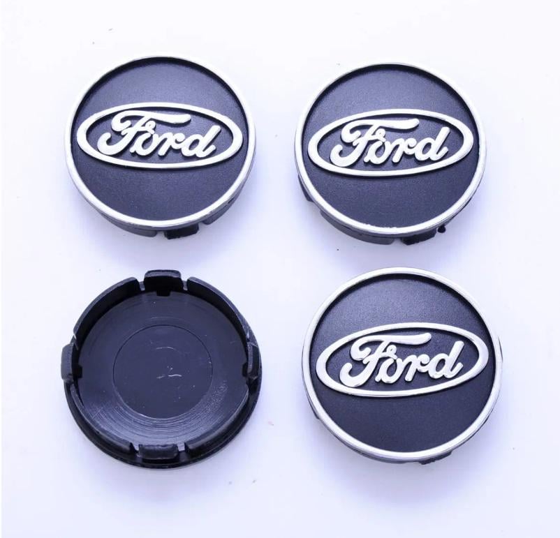 Комплект колпачков для литых дисков Vitol Ford 60x55 ABS пластик 4 шт. Черный