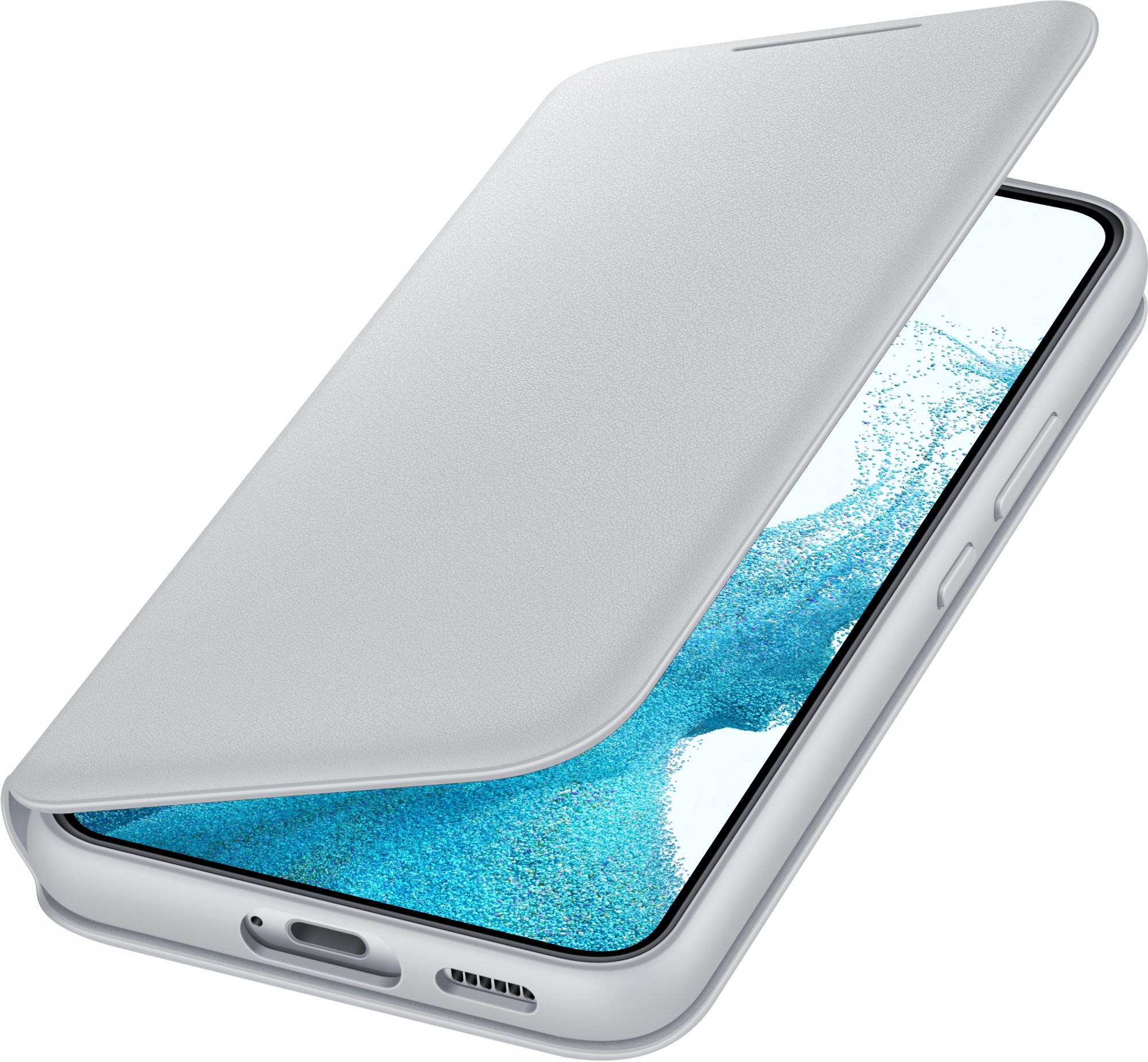 Чехол-книжка Smart LED Wallet View Cover SM-S901 для Samsung Galaxy S22 (6.1") Grey