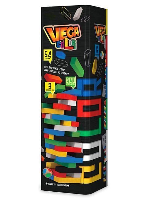Настольная игра Дженга VEGA COLOR GVC-01 (31154598) Настольная игра Дженга VEGA COLOR GVC-01 (31154598)