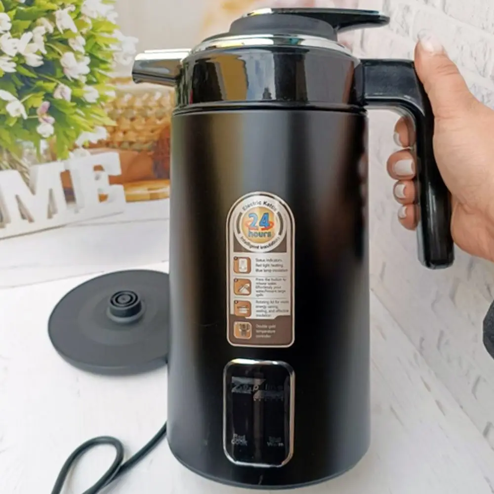 Термос Zepline ZP-106 з індикатором температури 3 л Чорний (25346651) - фото 3 Термос Zepline ZP-106 з індикатором температури 3 л Чорний (25346651) - фото 3