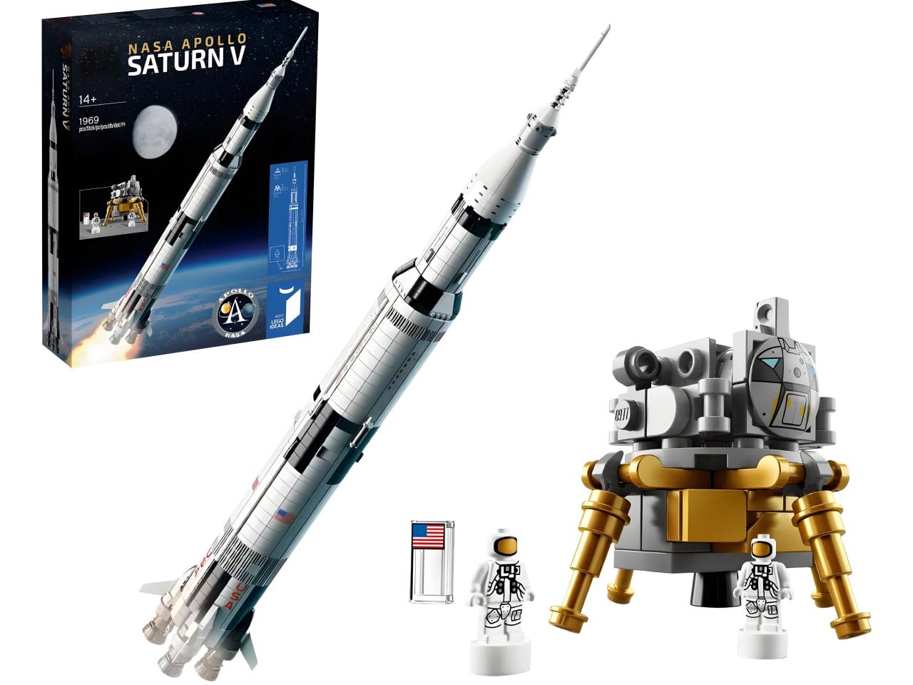 Конструктор Ракетно-космическая система НАСА "Сатурн-5-Аполлон" 1969 деталей (ZM60005) - фото 9 Конструктор Ракетно-космическая система НАСА "Сатурн-5-Аполлон" 1969 деталей (ZM60005) - фото 9