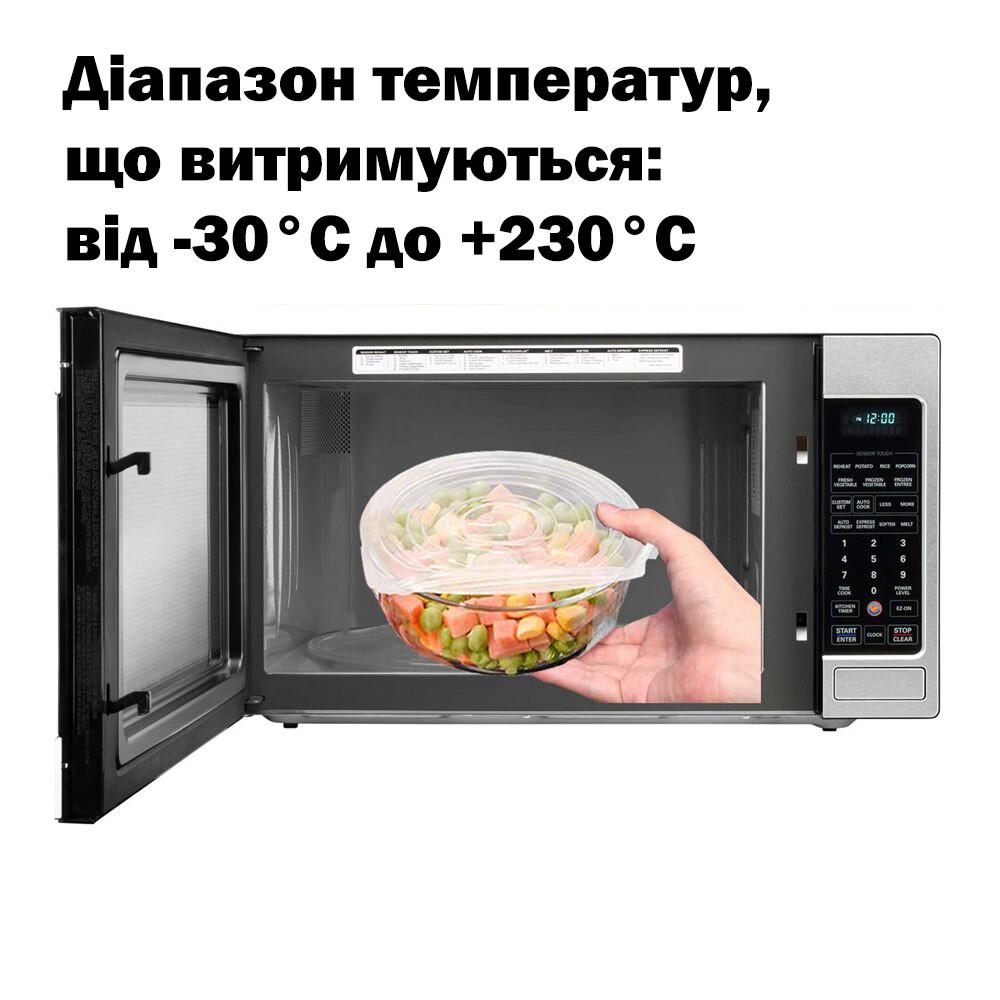 Крышки силиконовые 6 шт. Розовый (1842850642) - фото 8