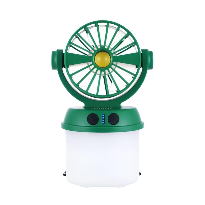 Фонарь аккумуляторный NEWVEW NV-Y06 Solar Panel с вентилятором 1800 mAh Green (33538099)