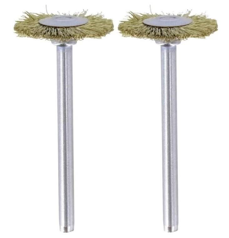 Щетка латунная Dremel 26150535JA 19 мм 3,2 мм 2 шт. для дрелей (22117)