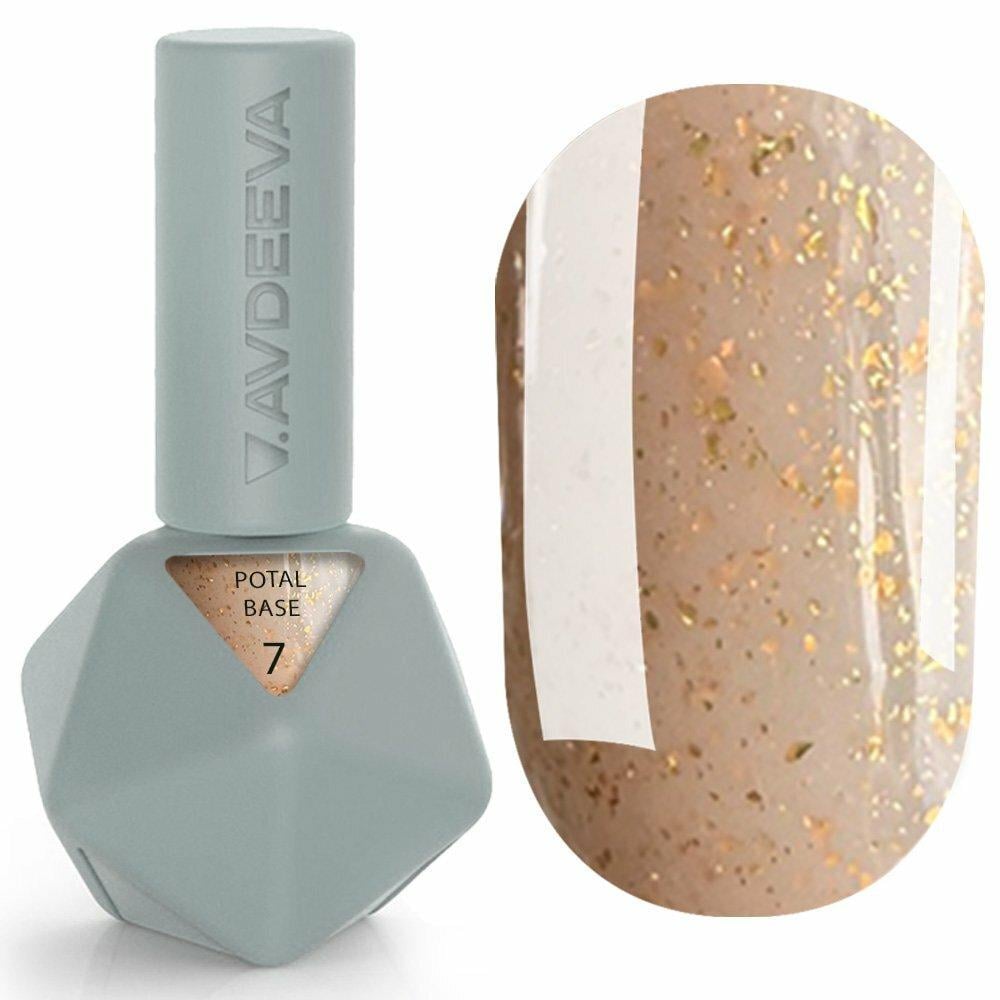 База для гель-лаку камуфлююча з поталлю Victoria Avdeeva Camouflage base Potal №07 12 мл