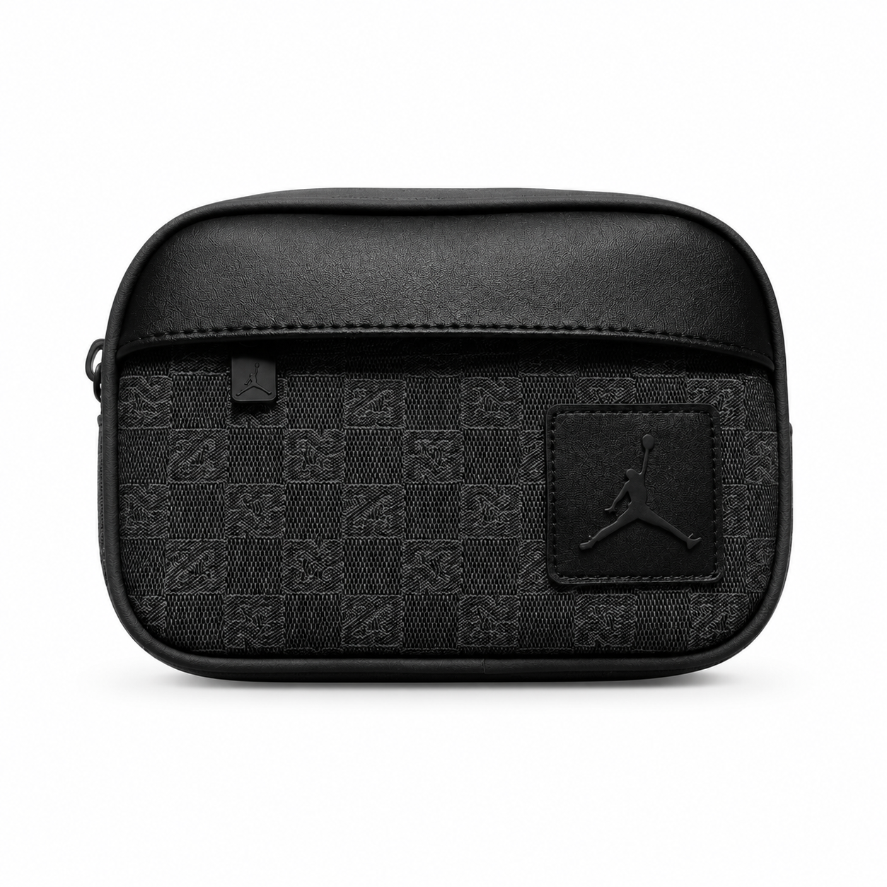 Сумка матовая Monogram через плечо из полиэстера с регулируемым ремнем 20х13х7 см Черный