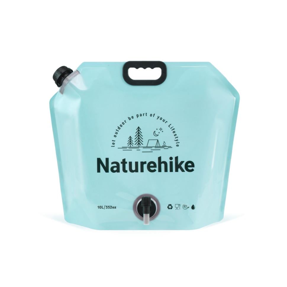 Контейнер для воды складной Naturehike CNK2450CF027 10 л 44x38 см Blue (6927595796696) - фото 1 Контейнер для воды складной Naturehike CNK2450CF027 10 л 44x38 см Blue (6927595796696) - фото 1