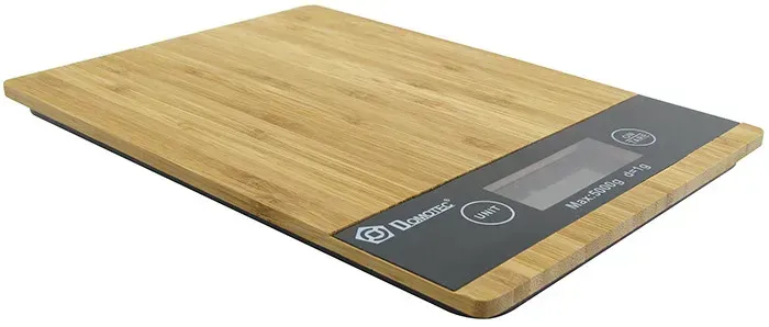 Весы кухонные Domotec MS-A Wood электронные с сенсорным дисплеем и деревянной платформой до 5 кг (KA1509) Весы кухонные Domotec MS-A Wood электронные с сенсорным дисплеем и деревянной платформой до 5 кг (KA1509)