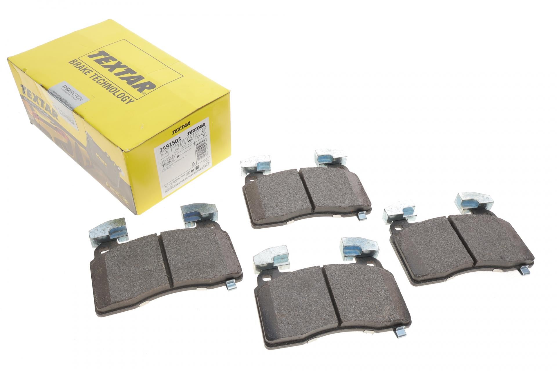 Колодки тормозные передние TEXTAR для Opel Insignia B 17-/Tesla Model S 13-16 Brembo Q+ (2591503)