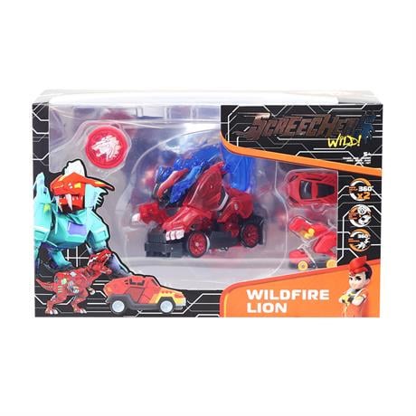 Машинка-трансформер Screechers Wild S4 L3S Вайлдфаер Лаен преміум (EU685302S)