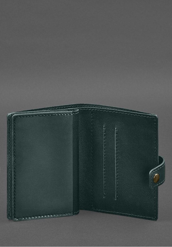 Обложка-портмоне кожаная для военного билета офицера запаса узкий документ Зеленый (A-028335) - фото 5 Обложка-портмоне кожаная для военного билета офицера запаса узкий документ Зеленый (A-028335) - фото 5