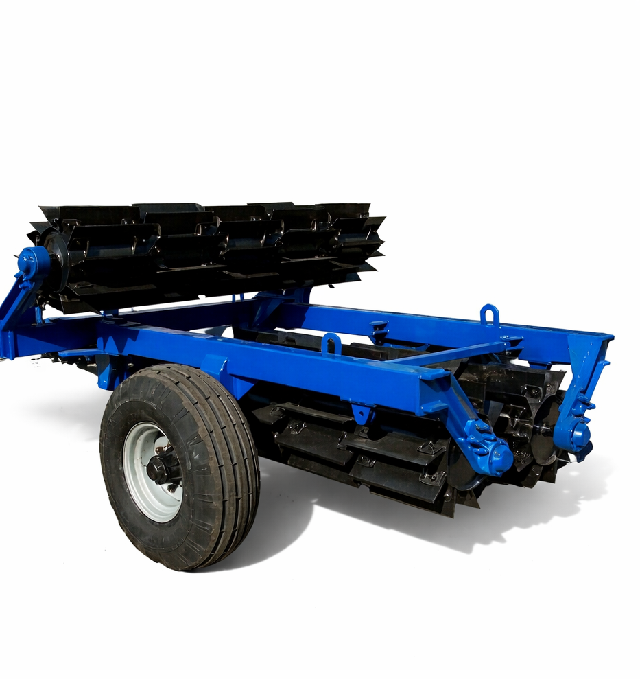 Каток-подрібнювач ріжучий причіпний для подрібнення рослинних залишків d 220 мм ширина 6 м (kotok220)