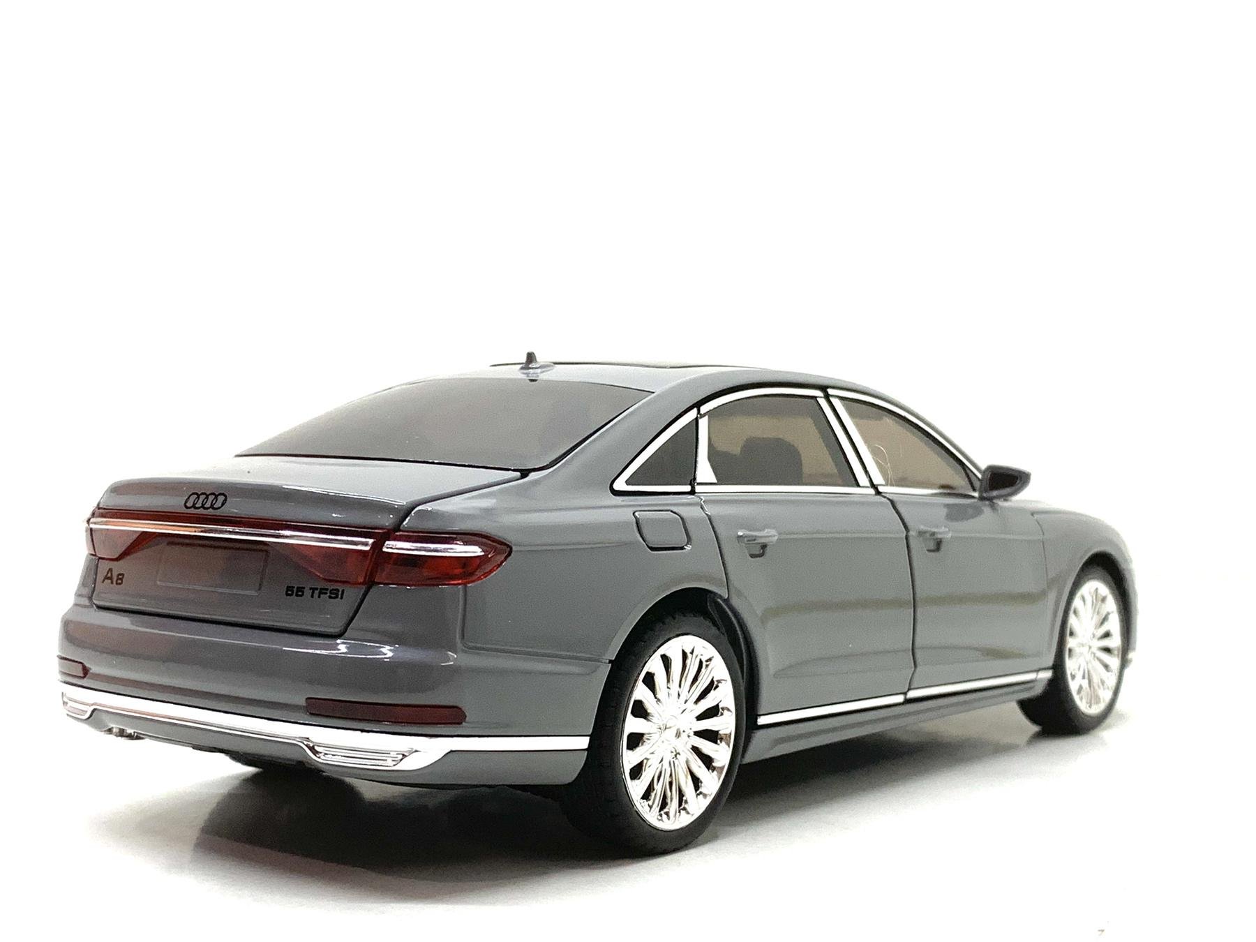 Машина АвтоСвіт Audi A8 інерційна масштаб 1:24 відчиняються двері/капот/багажник 20 см Сірий (AP-2065) - фото 5