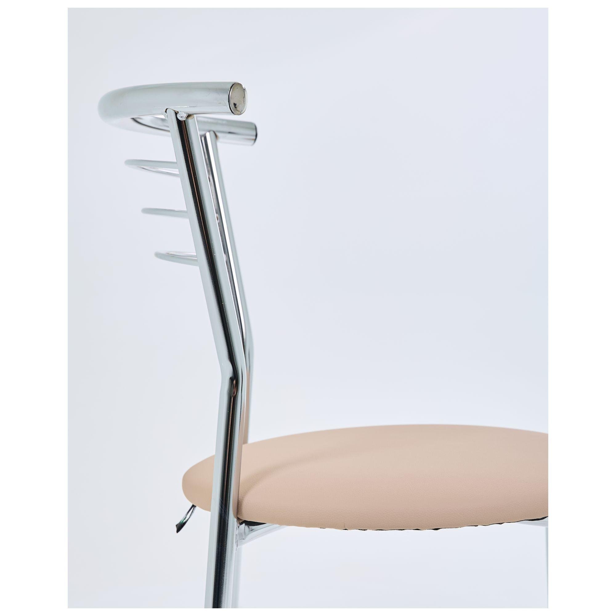 Стілець кухонний Маркос Хром/Бежевий (431064298764873649873168724) - фото 5 Стілець кухонний Маркос Хром/Бежевий (431064298764873649873168724) - фото 5