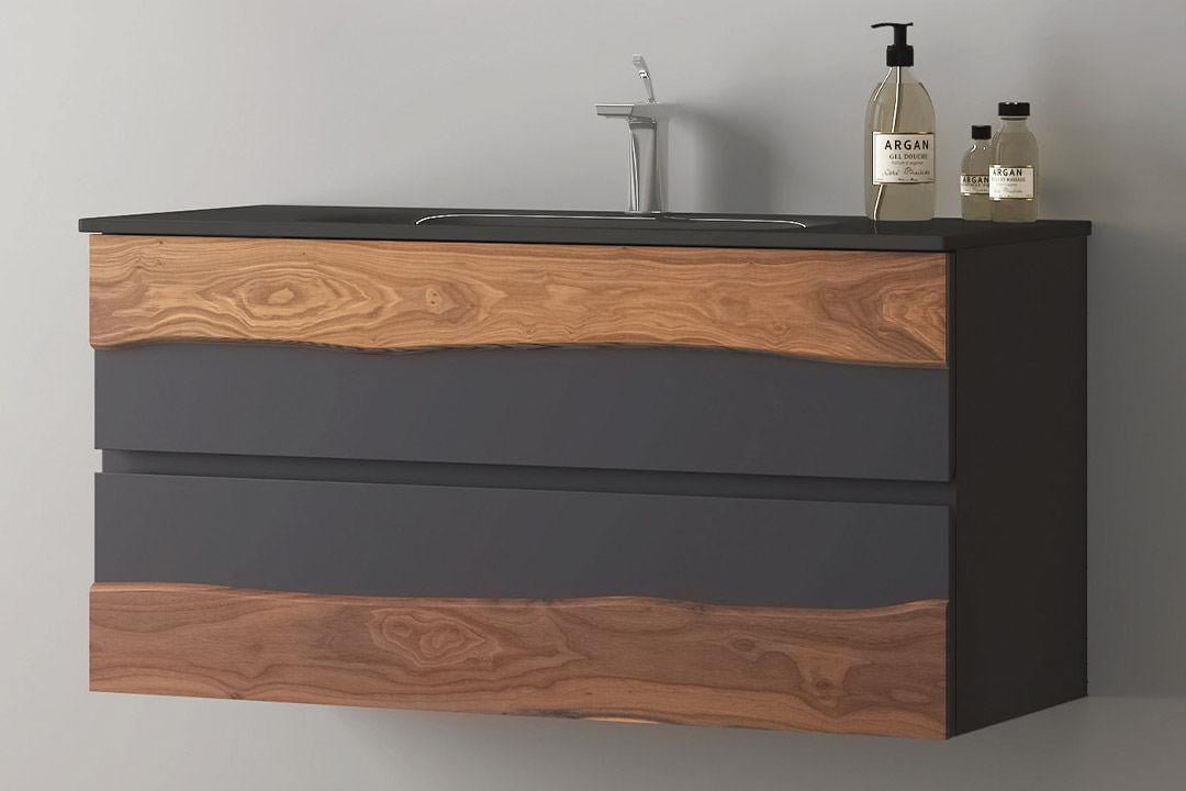 Підвісна тумба з умивальником GOLD Ban-Yom PRADA 100 см